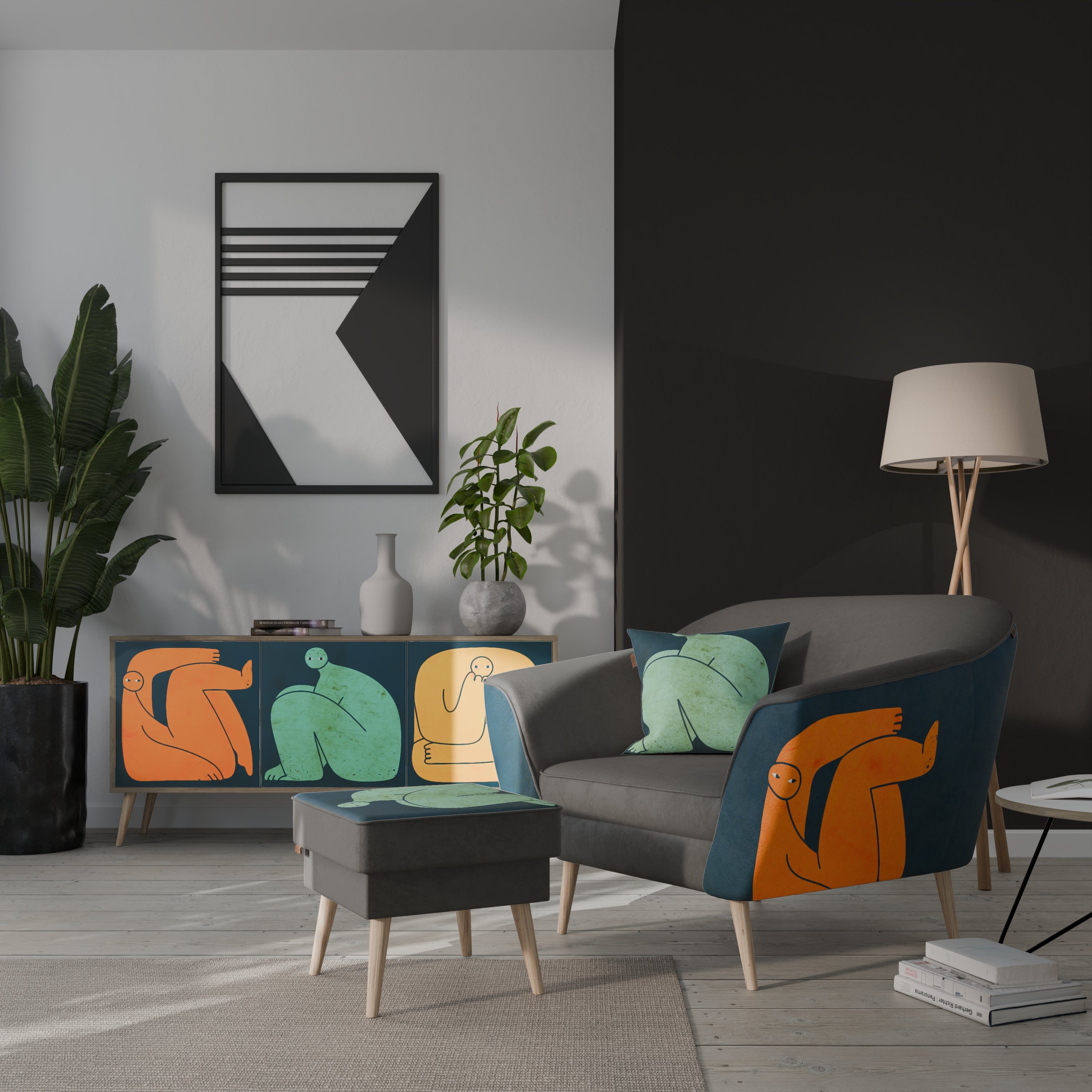 TOGETHER BUT SEPARATELY AURORA Armchair