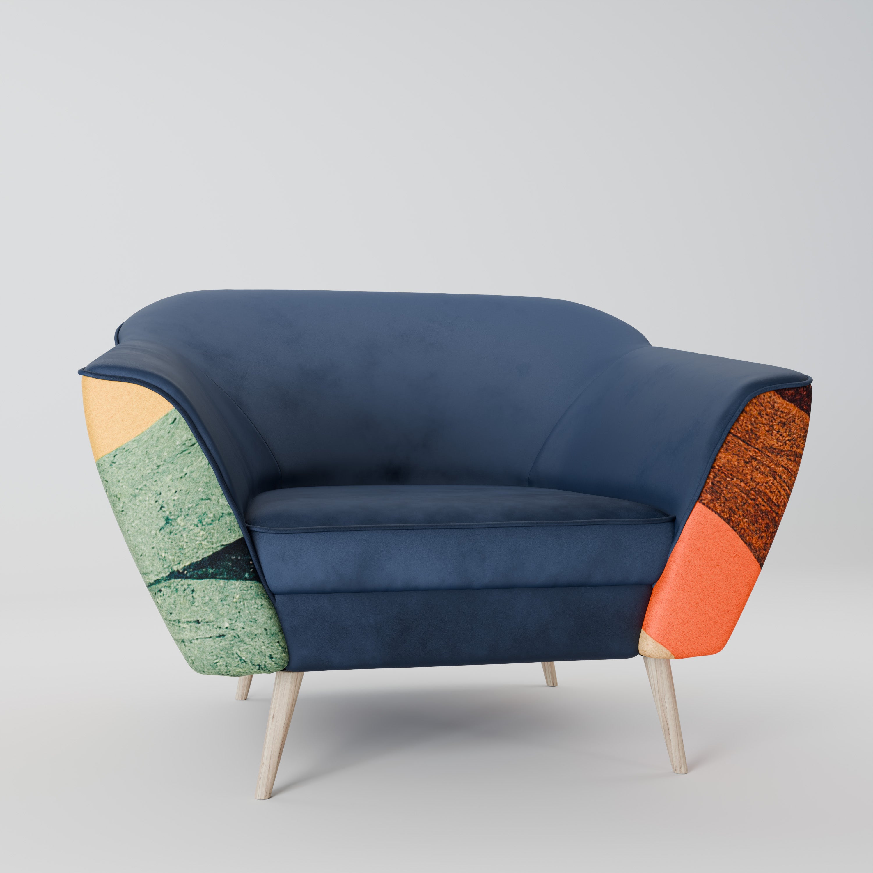 COLORFUL STRANDS AURORA Armchair