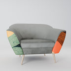 COLORFUL STRANDS AURORA Armchair