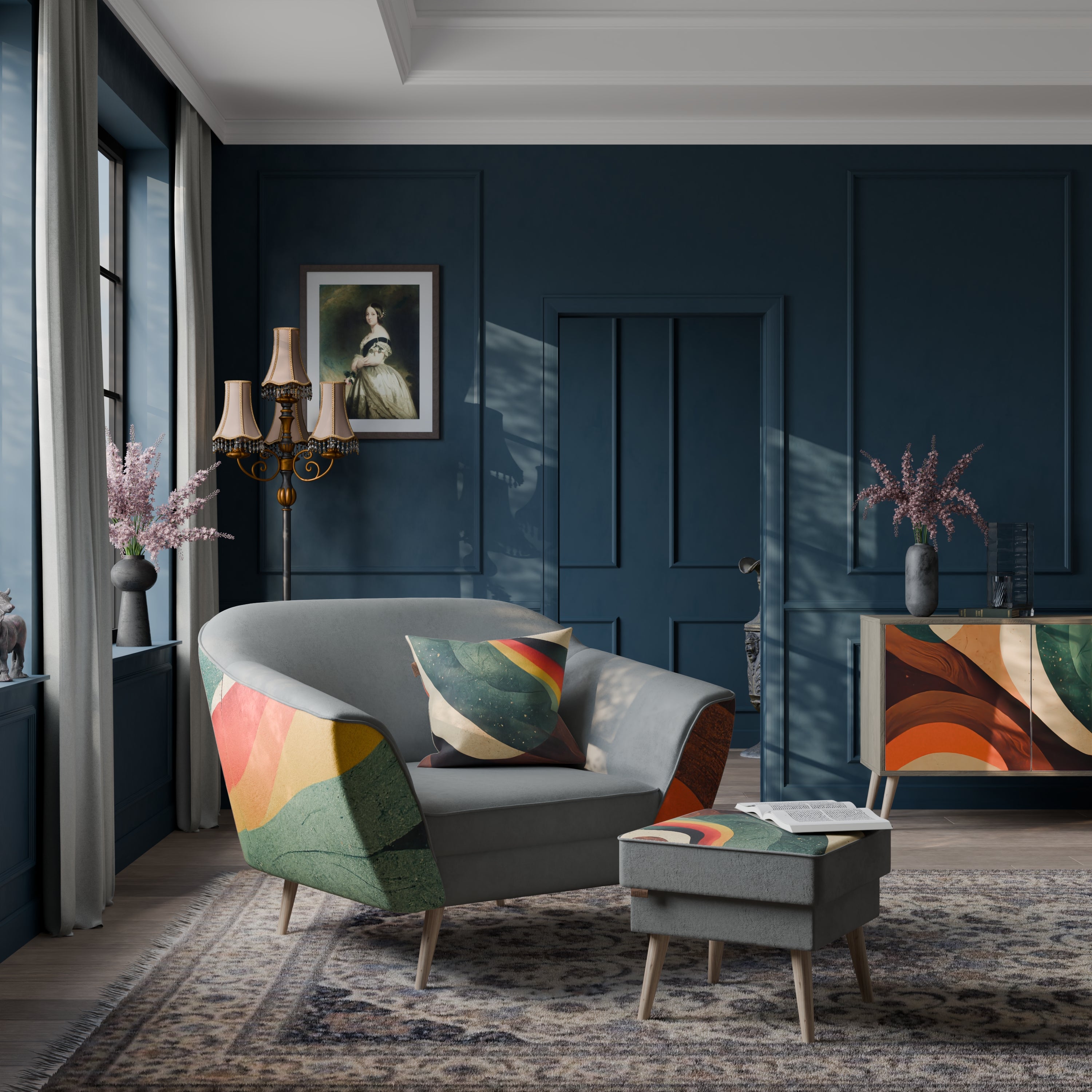 COLORFUL STRANDS AURORA Armchair