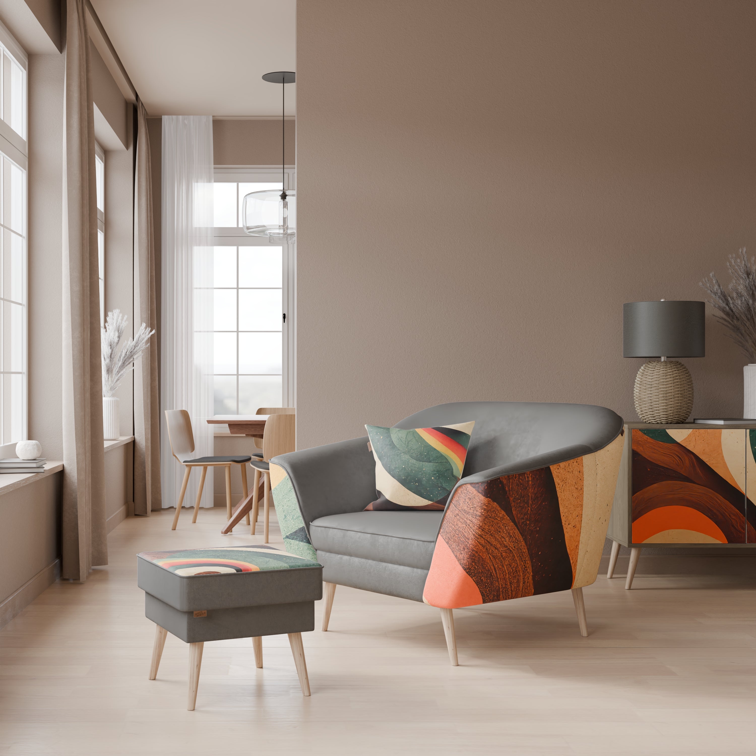 COLORFUL STRANDS AURORA Armchair