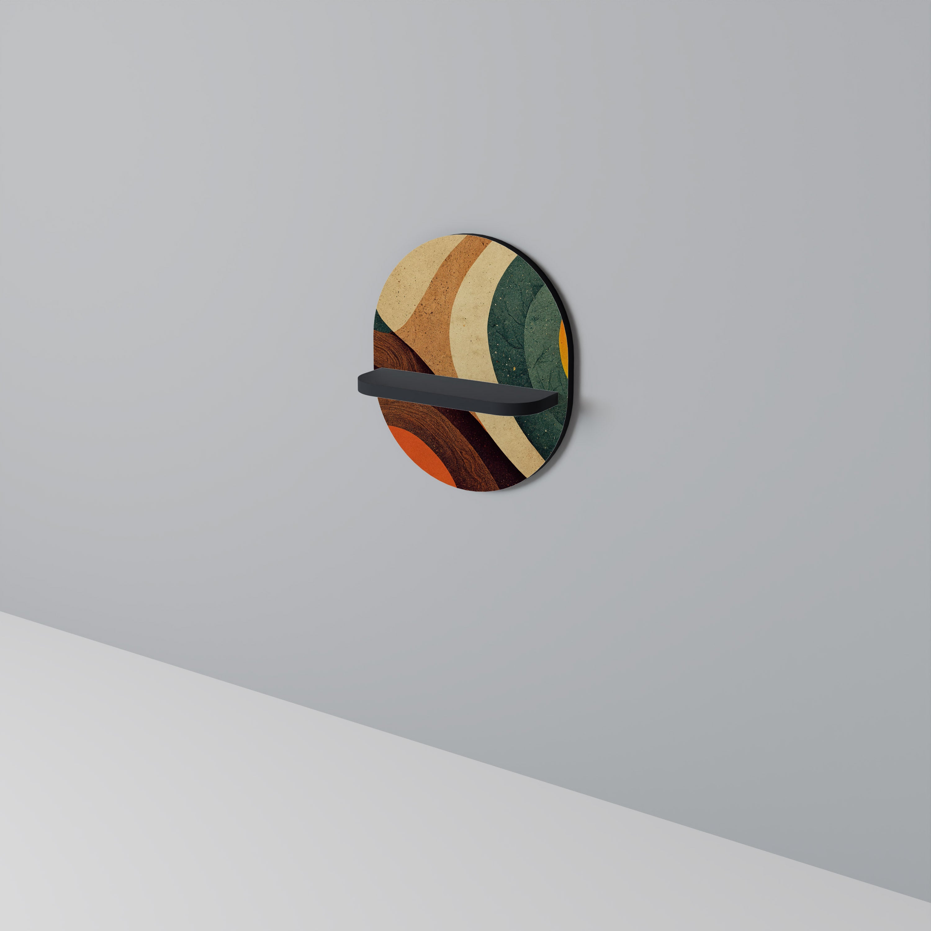 COLORFUL STRANDS Art Shelf