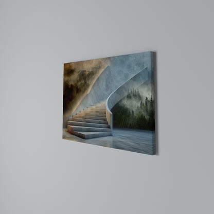 STEPS TO SERENITY Horizontal Canvas Print