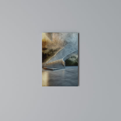 STEPS TO SERENITY Vertical Canvas Print