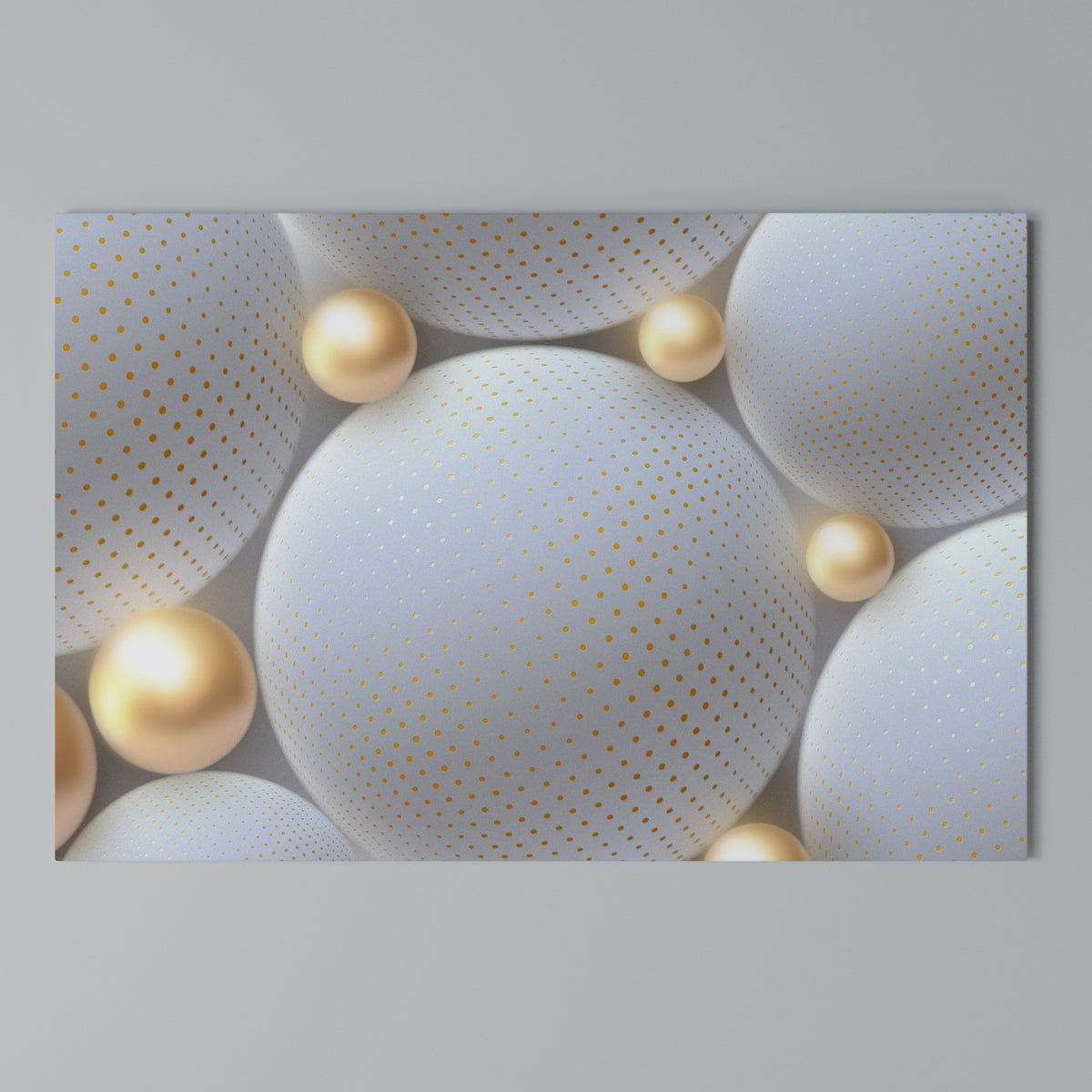 LUMINOUS SPHERICAL HARMONY Horizontal Canvas Print
