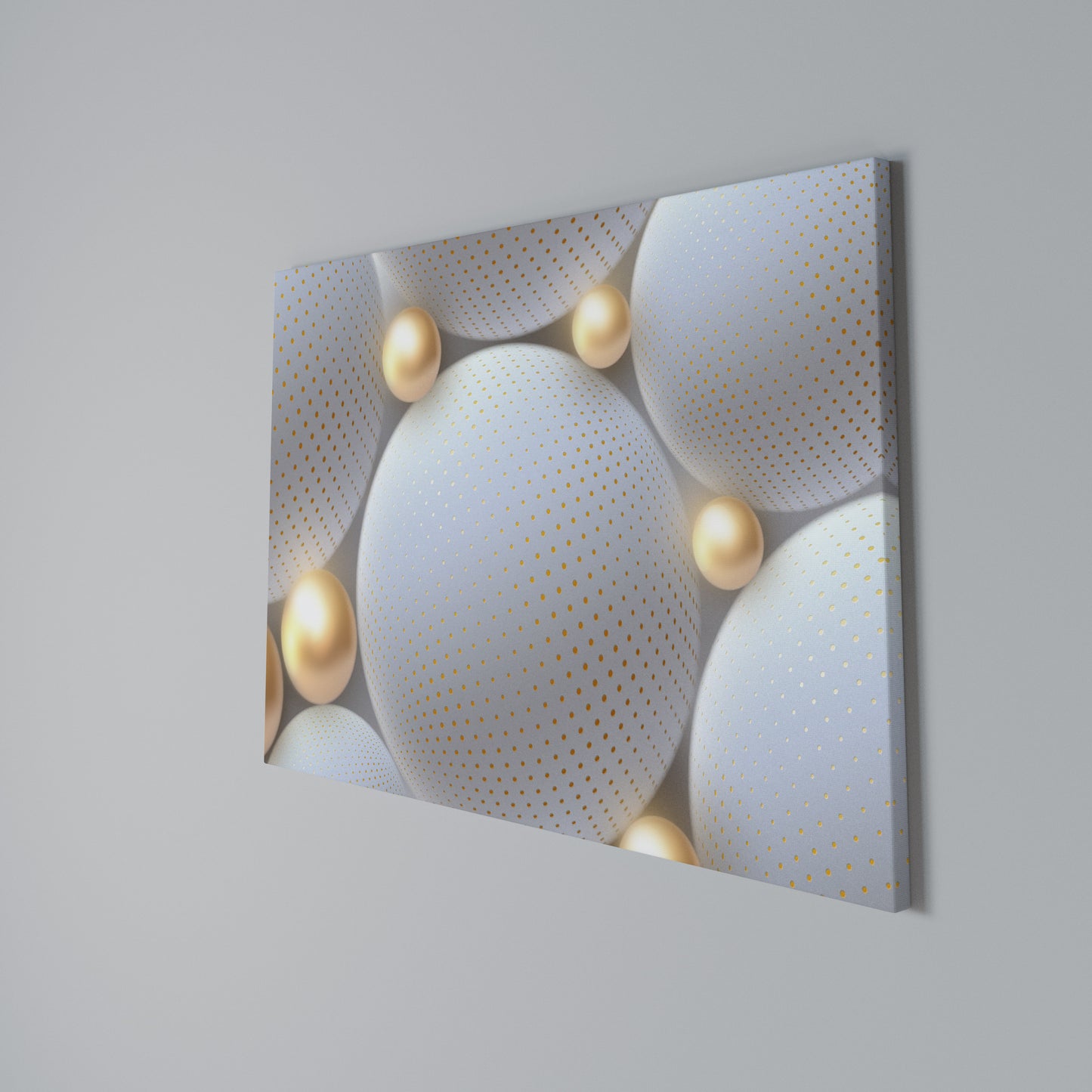 LUMINOUS SPHERICAL HARMONY Horizontal Canvas Print
