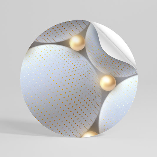 LUMINOUS SPHERICAL HARMONY Kulatá samolepka