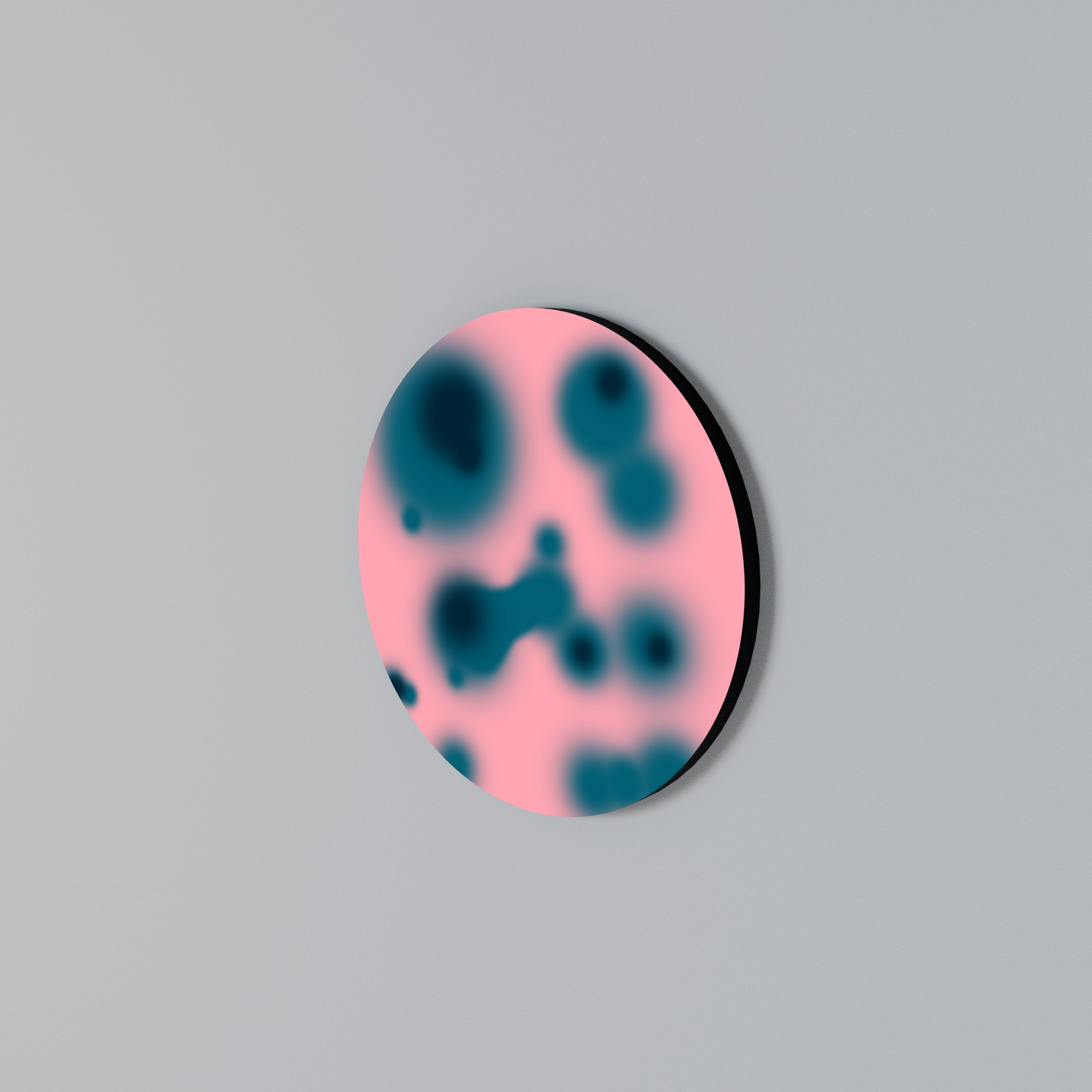 TOUCH OF MYSTERY Round Wall Art