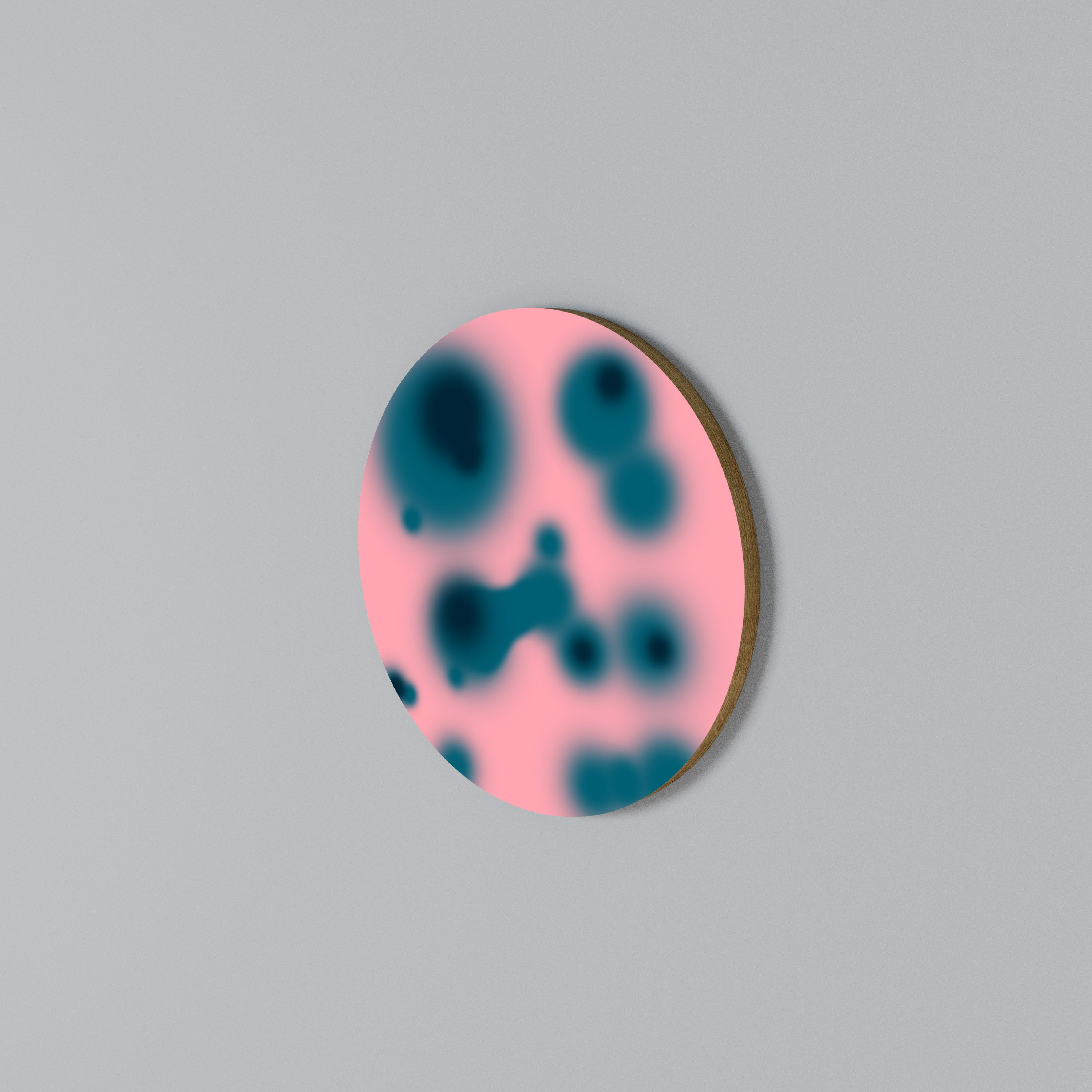 TOUCH OF MYSTERY Round Wall Art