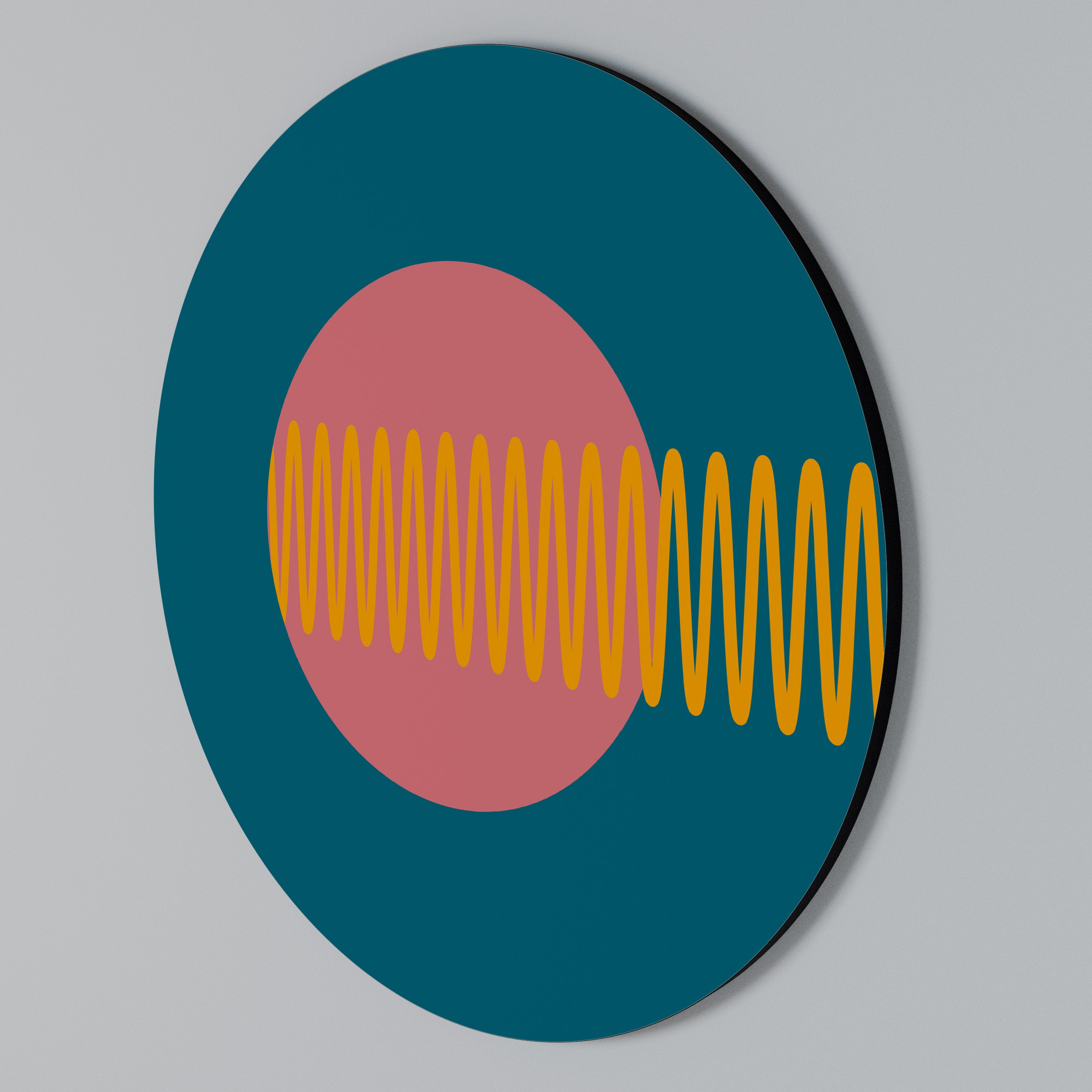 SOUND SOURCE Round Wall Art