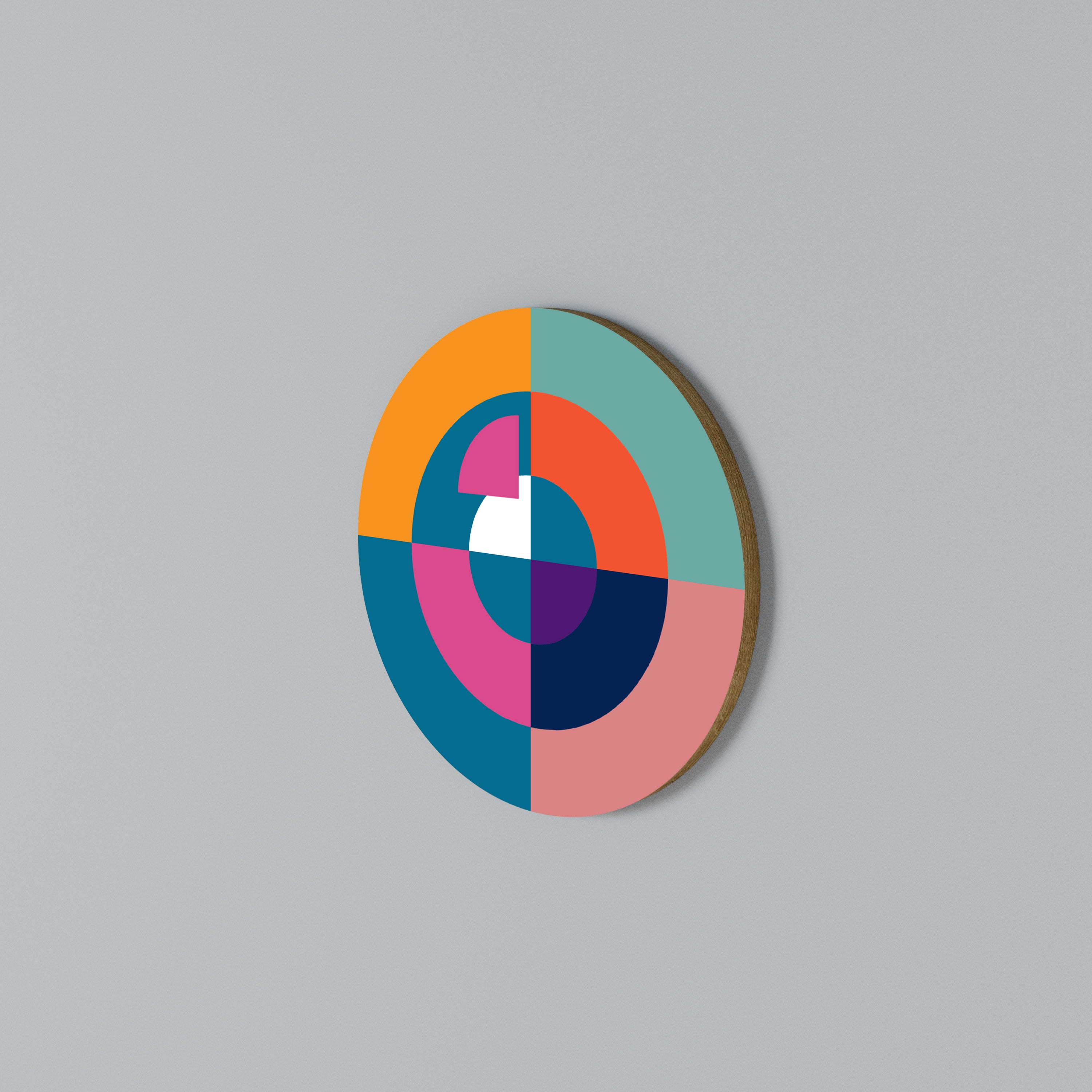 CREATING TOGETHER Round Wall Art