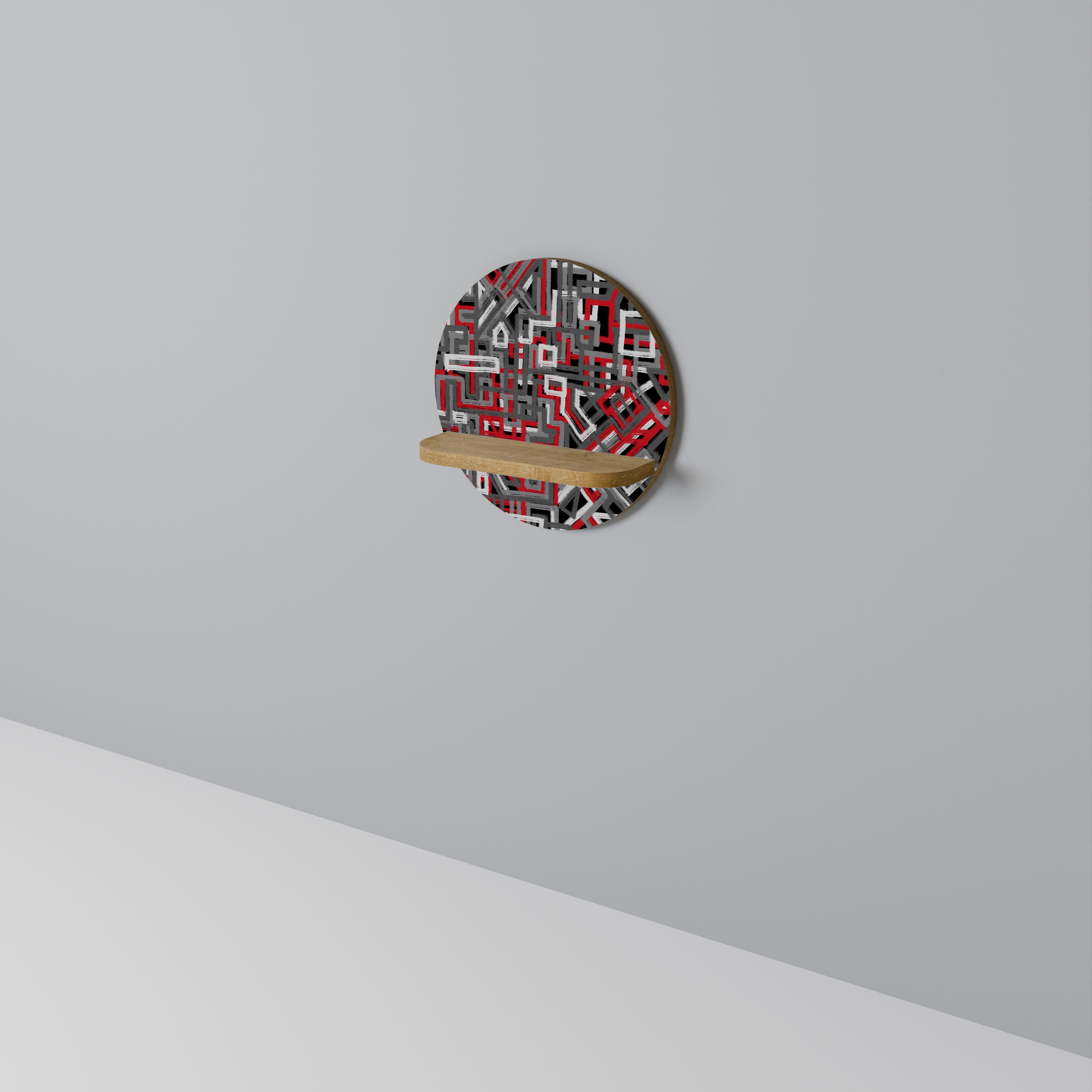 BROKEN LINES Art Shelf