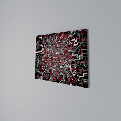 BROKEN LINES Horizontal Canvas Print