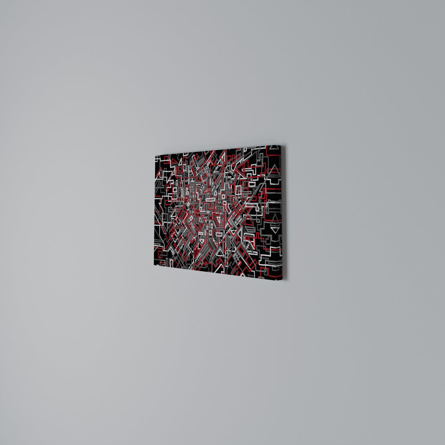 BROKEN LINES Horizontal Canvas Print