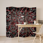 BROKEN LINES 5dílný paraván