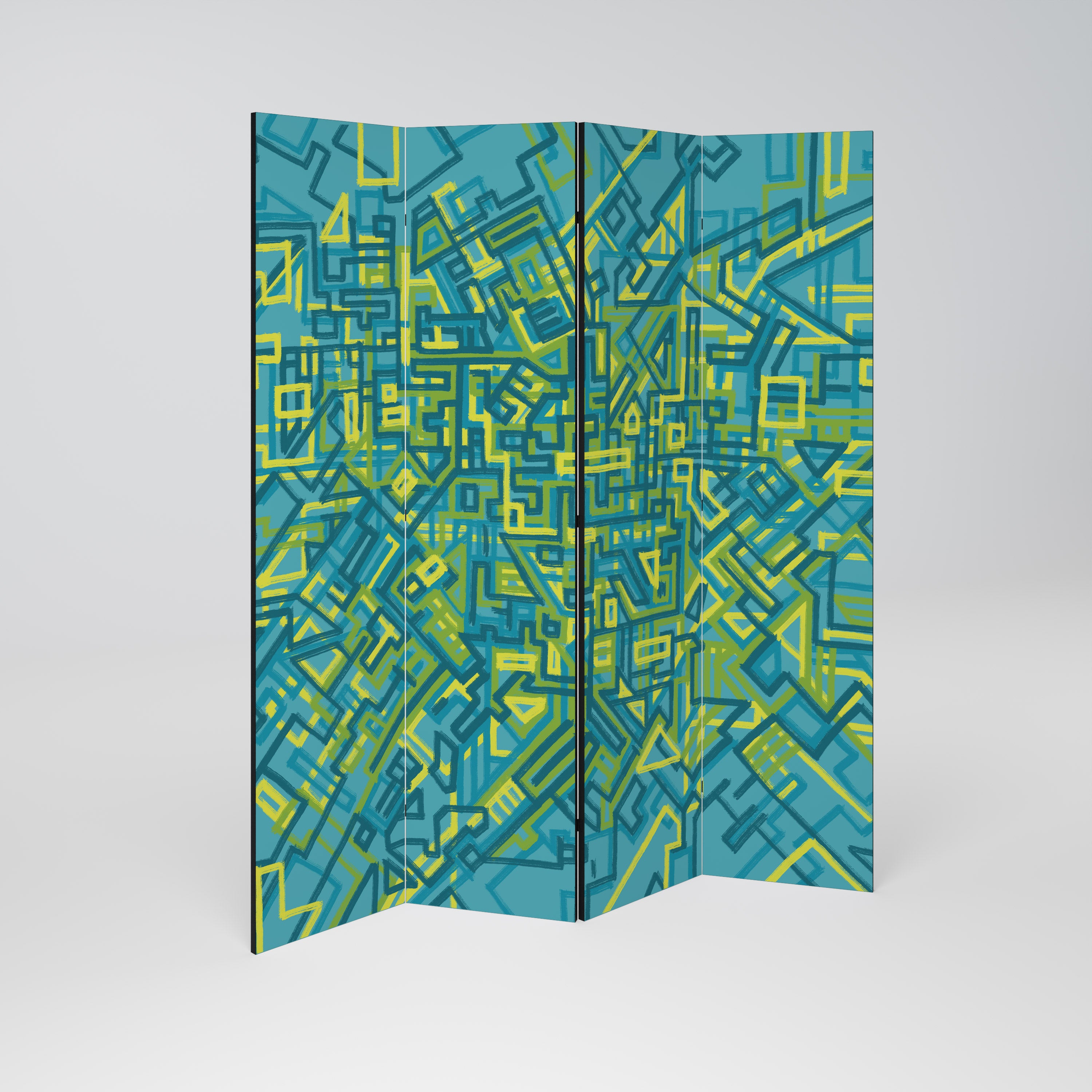 NOSTALGIC MEMORIES 4dílný paraván