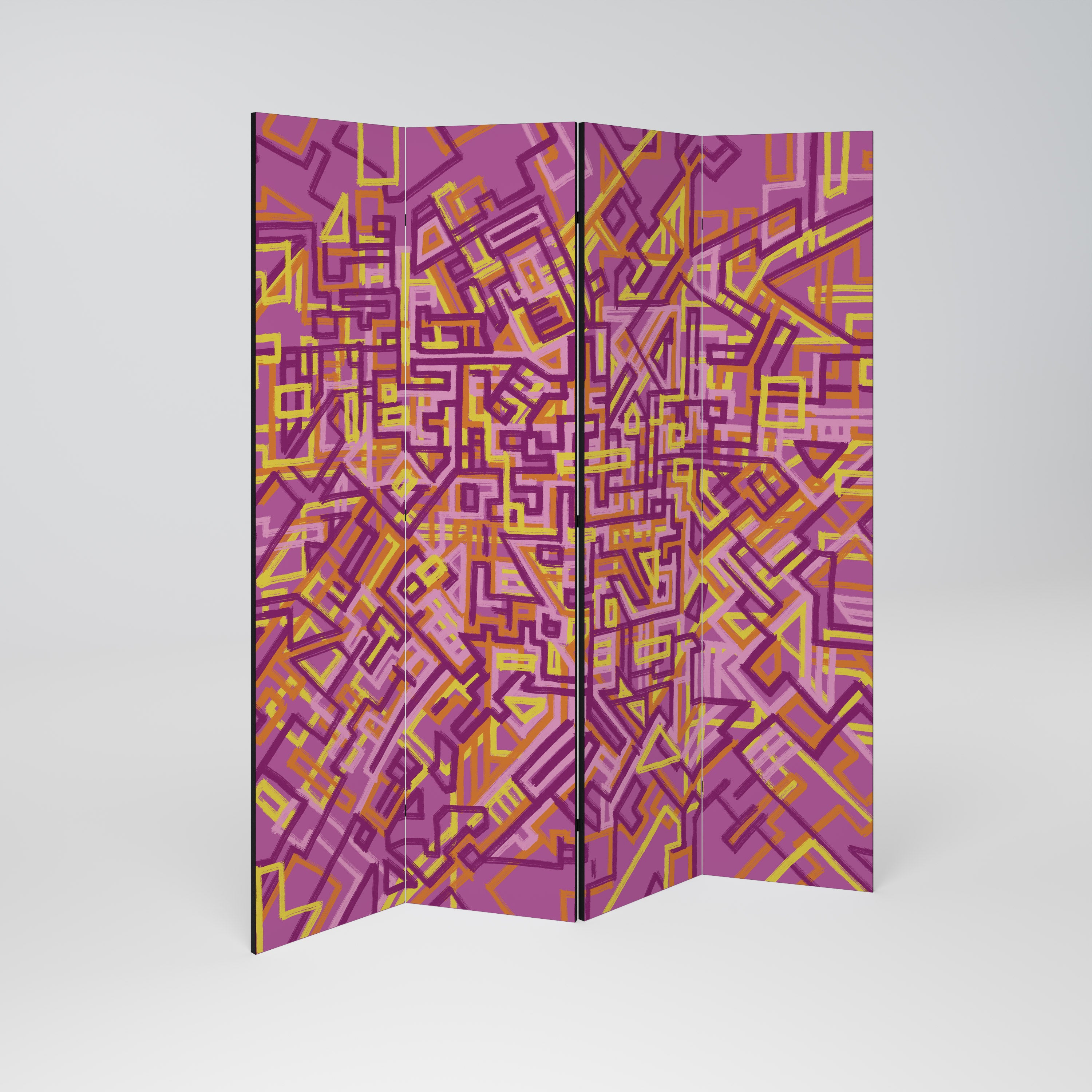 LOVELY MEMORIES 4dílný paraván