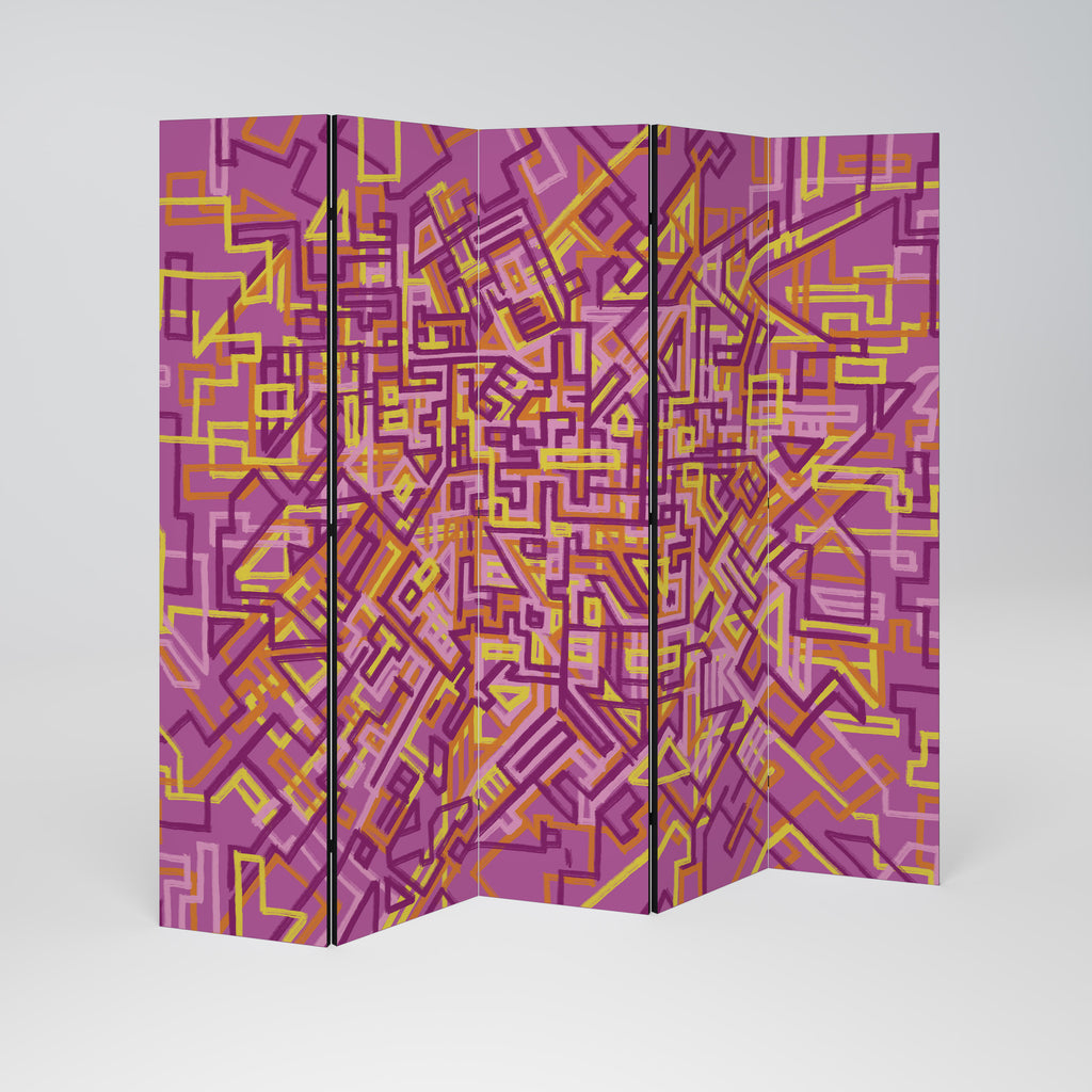 LOVELY MEMORIES 5dílný paraván