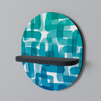 TURQUOISE RECTANGLES Designová police