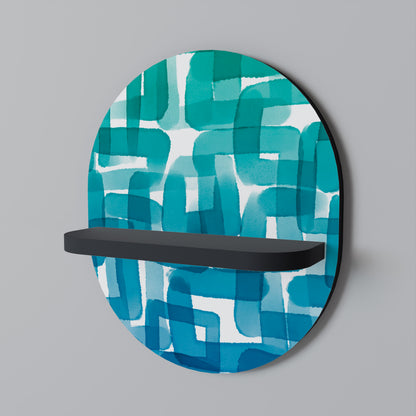 TURQUOISE RECTANGLES Designová police
