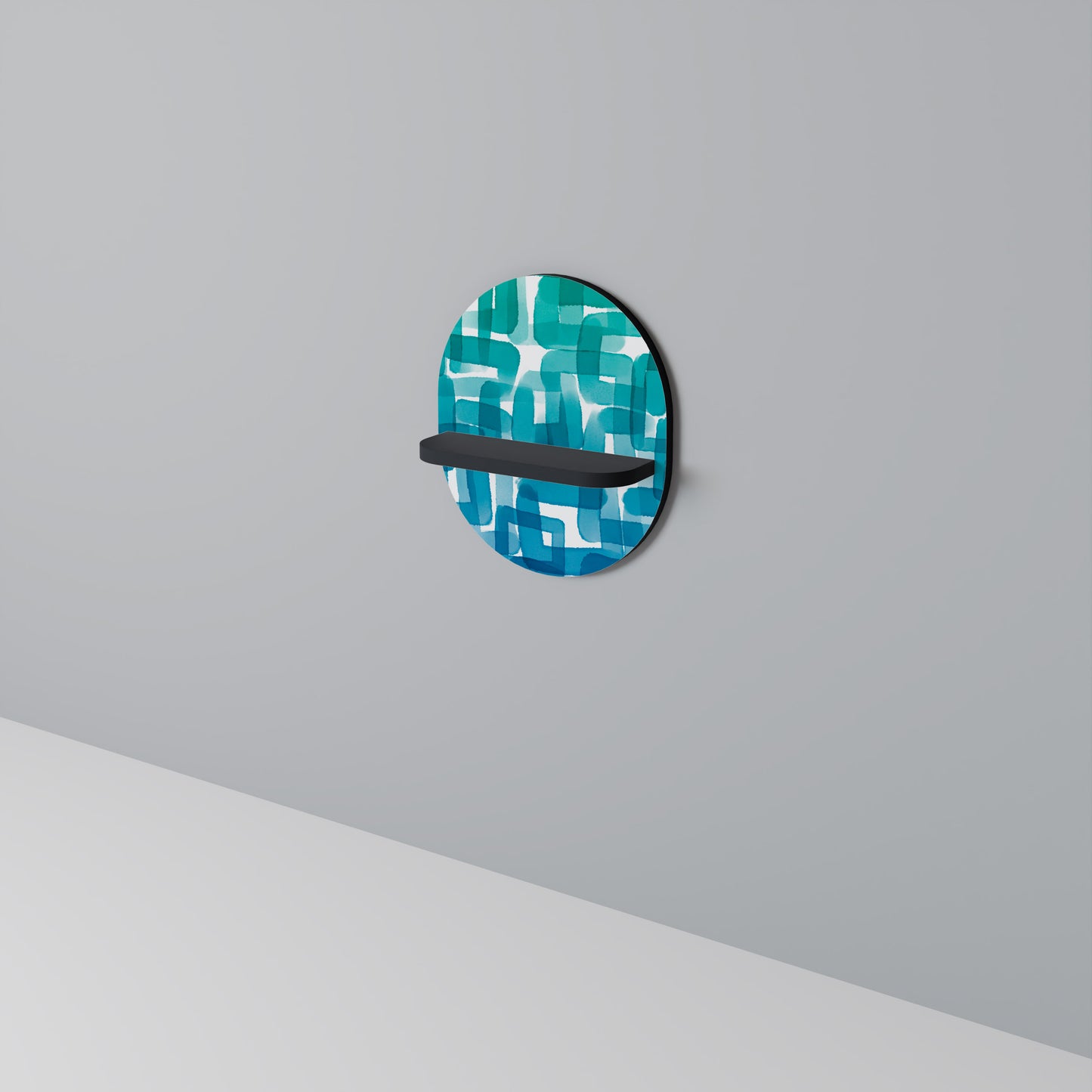 TURQUOISE RECTANGLES Designová police