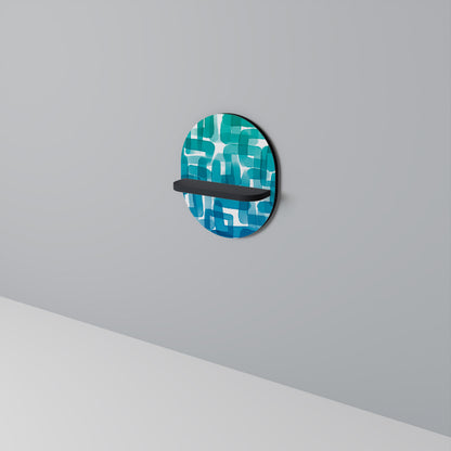 TURQUOISE RECTANGLES Designová police