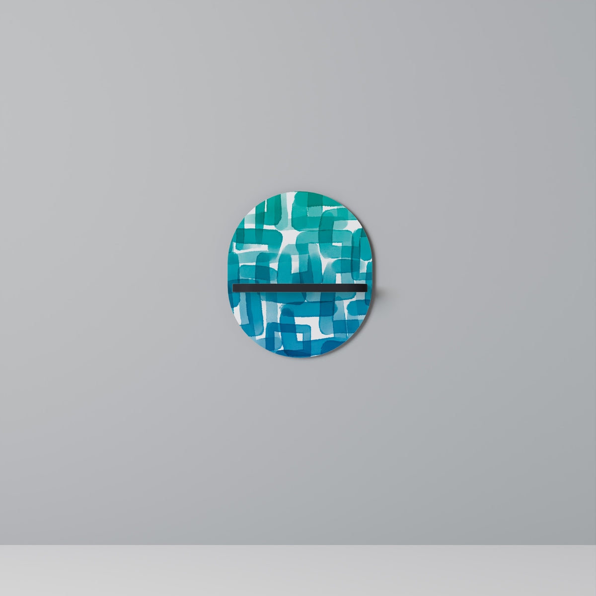 TURQUOISE RECTANGLES Designová police