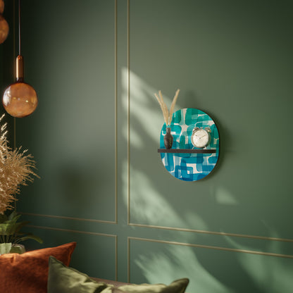 TURQUOISE RECTANGLES Designová police