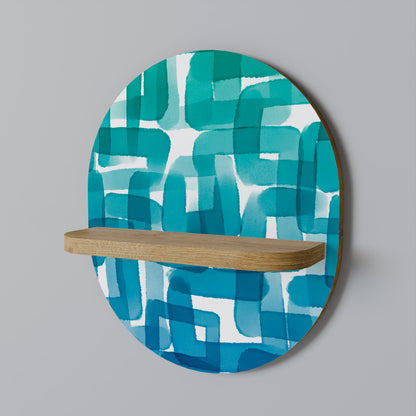 TURQUOISE RECTANGLES Designová police