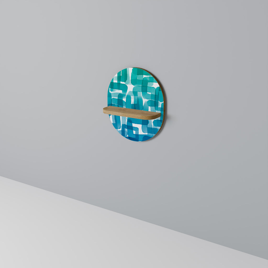 TURQUOISE RECTANGLES Designová police
