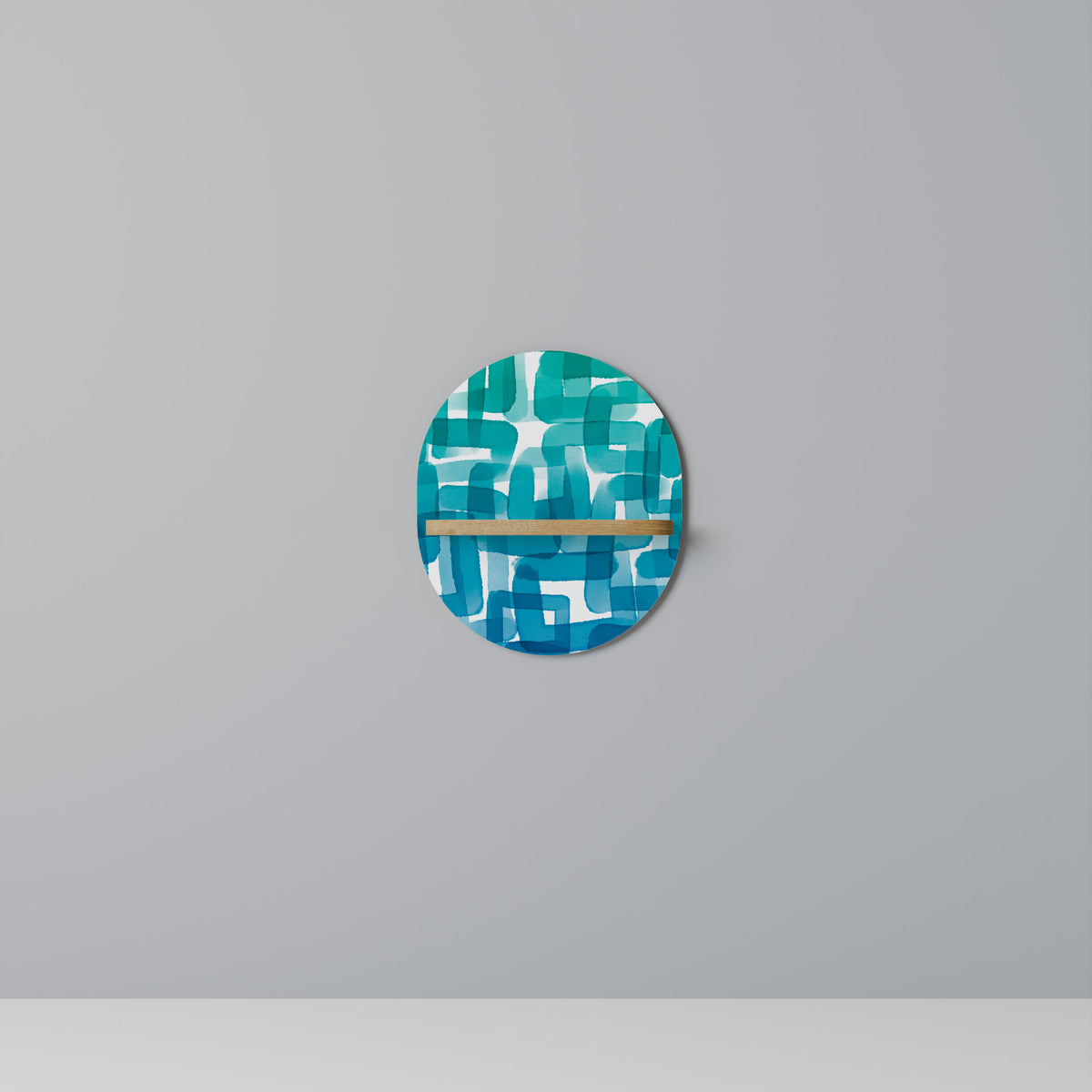 TURQUOISE RECTANGLES Designová police