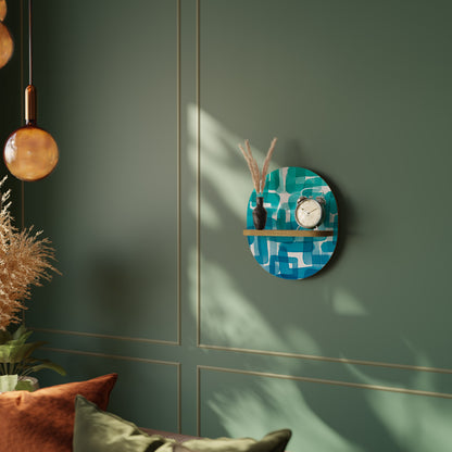 TURQUOISE RECTANGLES Designová police