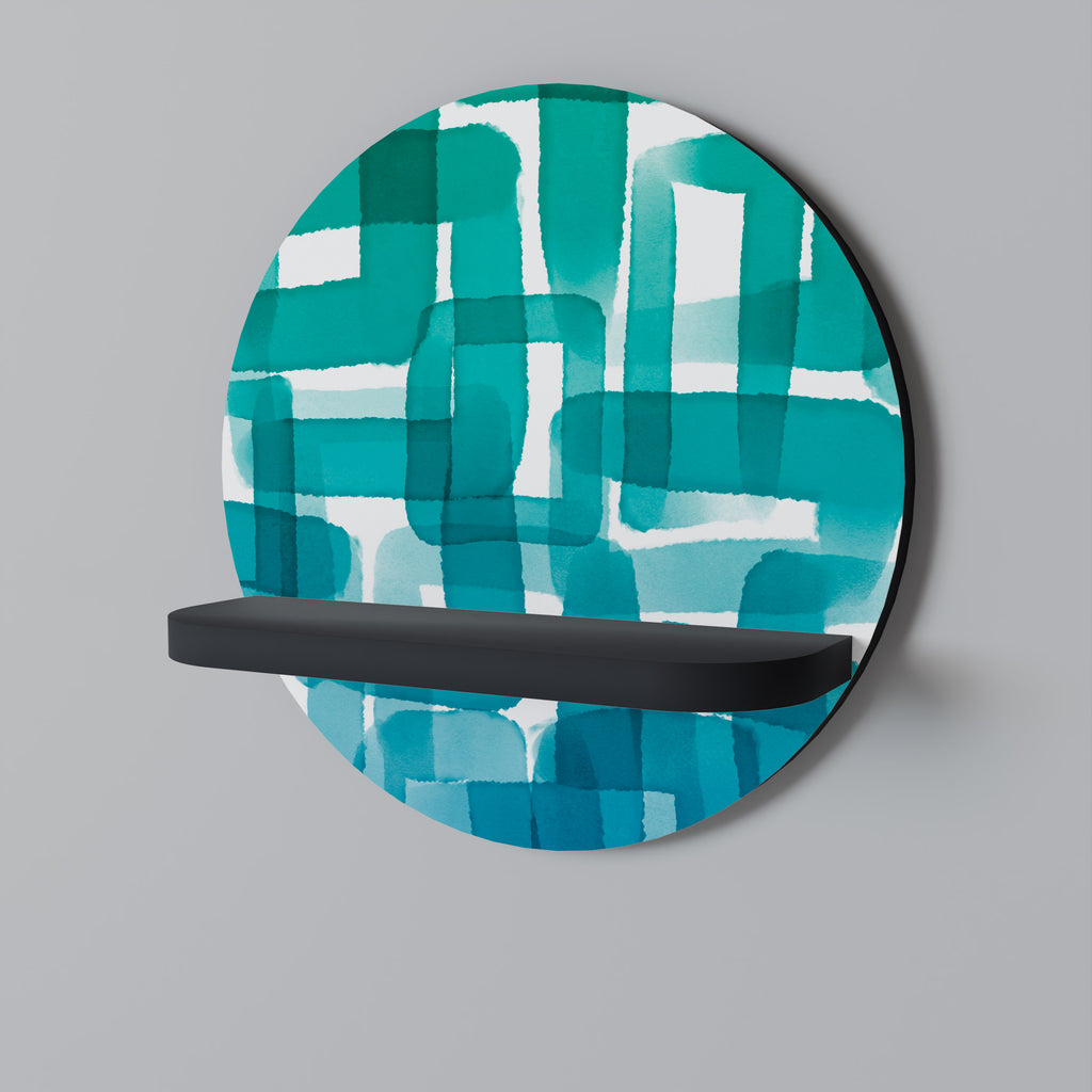TURQUOISE RECTANGLES Designová police