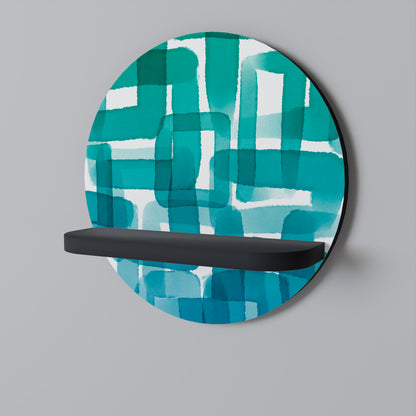 TURQUOISE RECTANGLES Designová police
