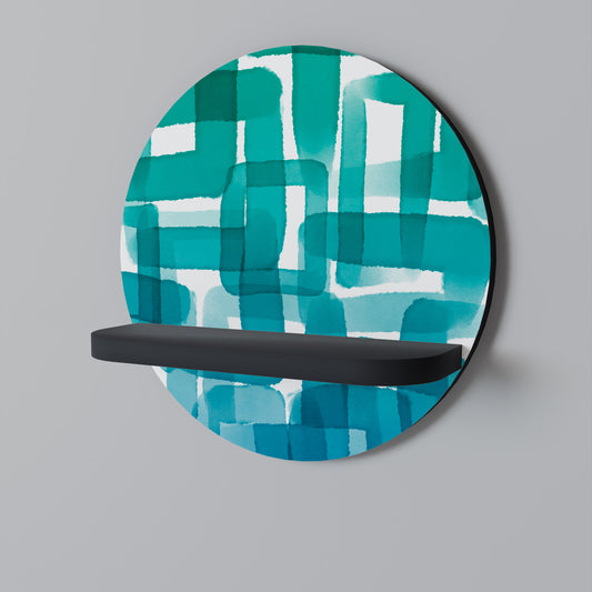 TURQUOISE RECTANGLES Designová police