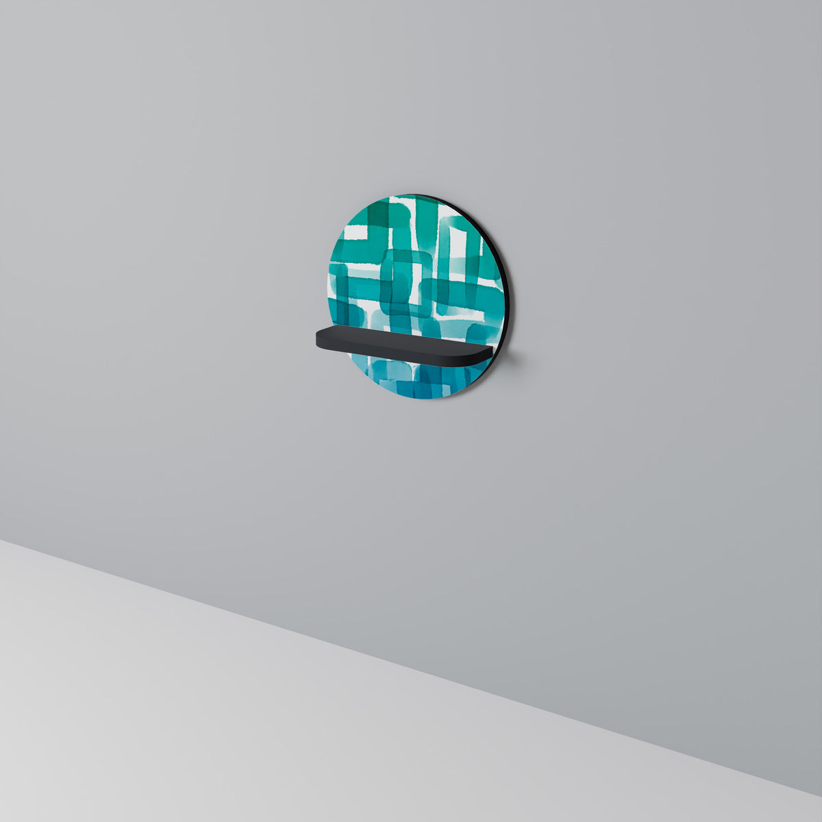 TURQUOISE RECTANGLES Designová police
