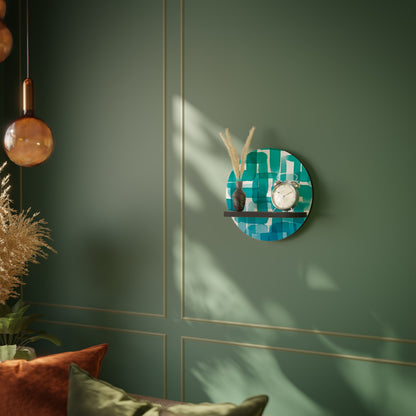 TURQUOISE RECTANGLES Designová police