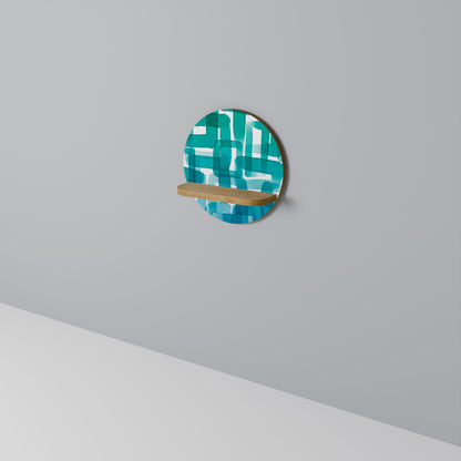 TURQUOISE RECTANGLES Designová police