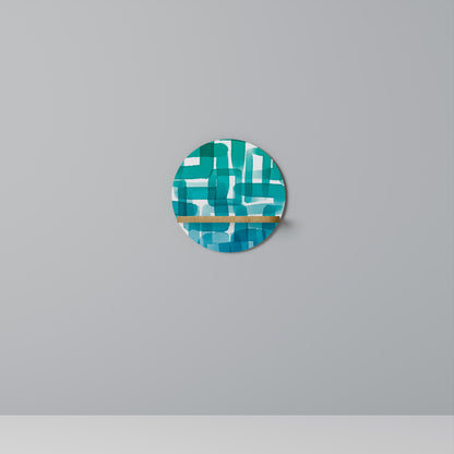 TURQUOISE RECTANGLES Designová police