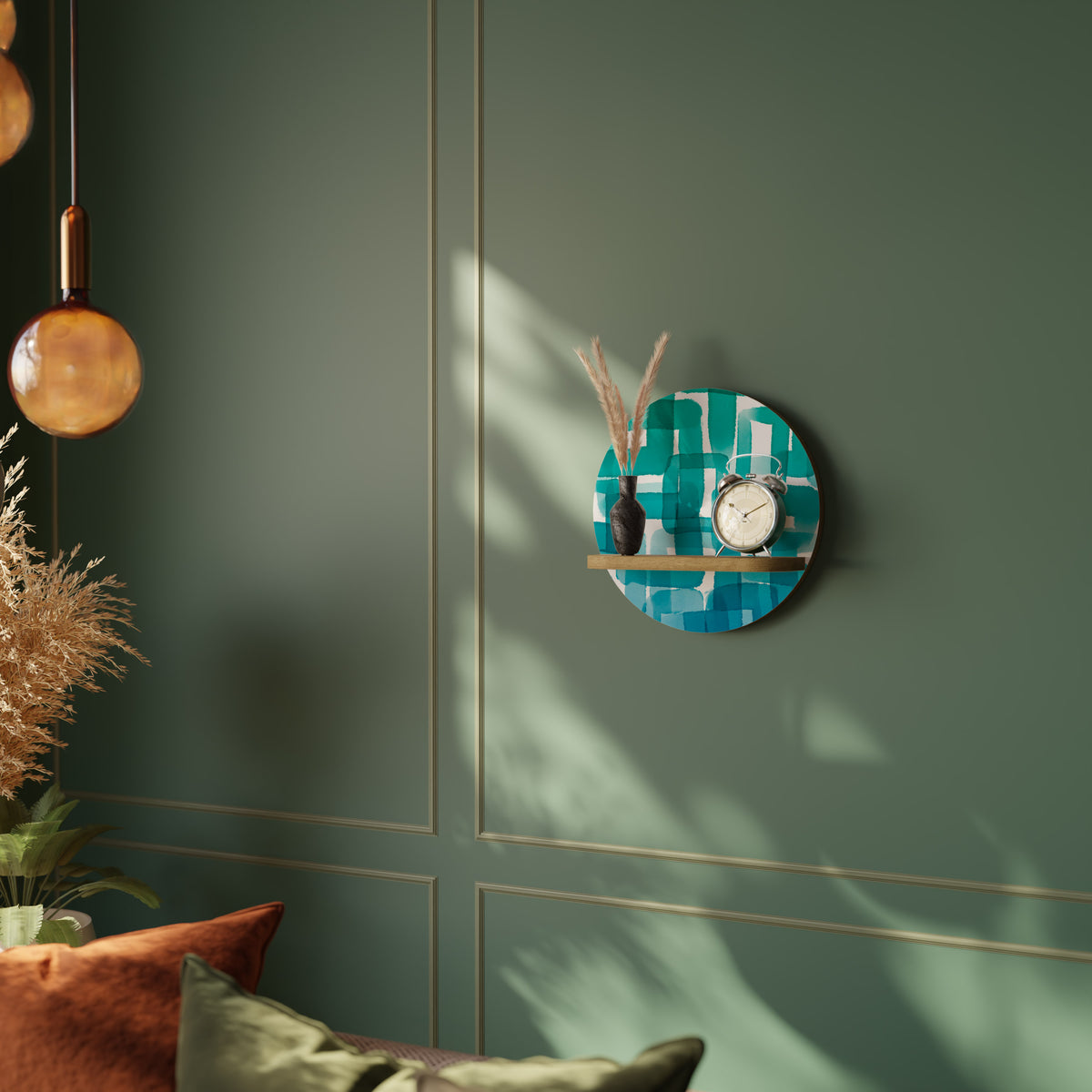 TURQUOISE RECTANGLES Designová police