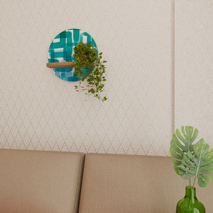 TURQUOISE RECTANGLES Designová police
