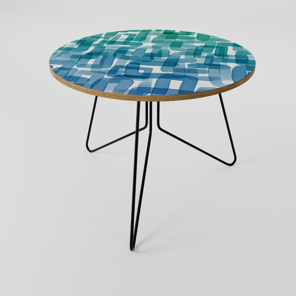 TURQUOISE RECTANGLES Coffee Table