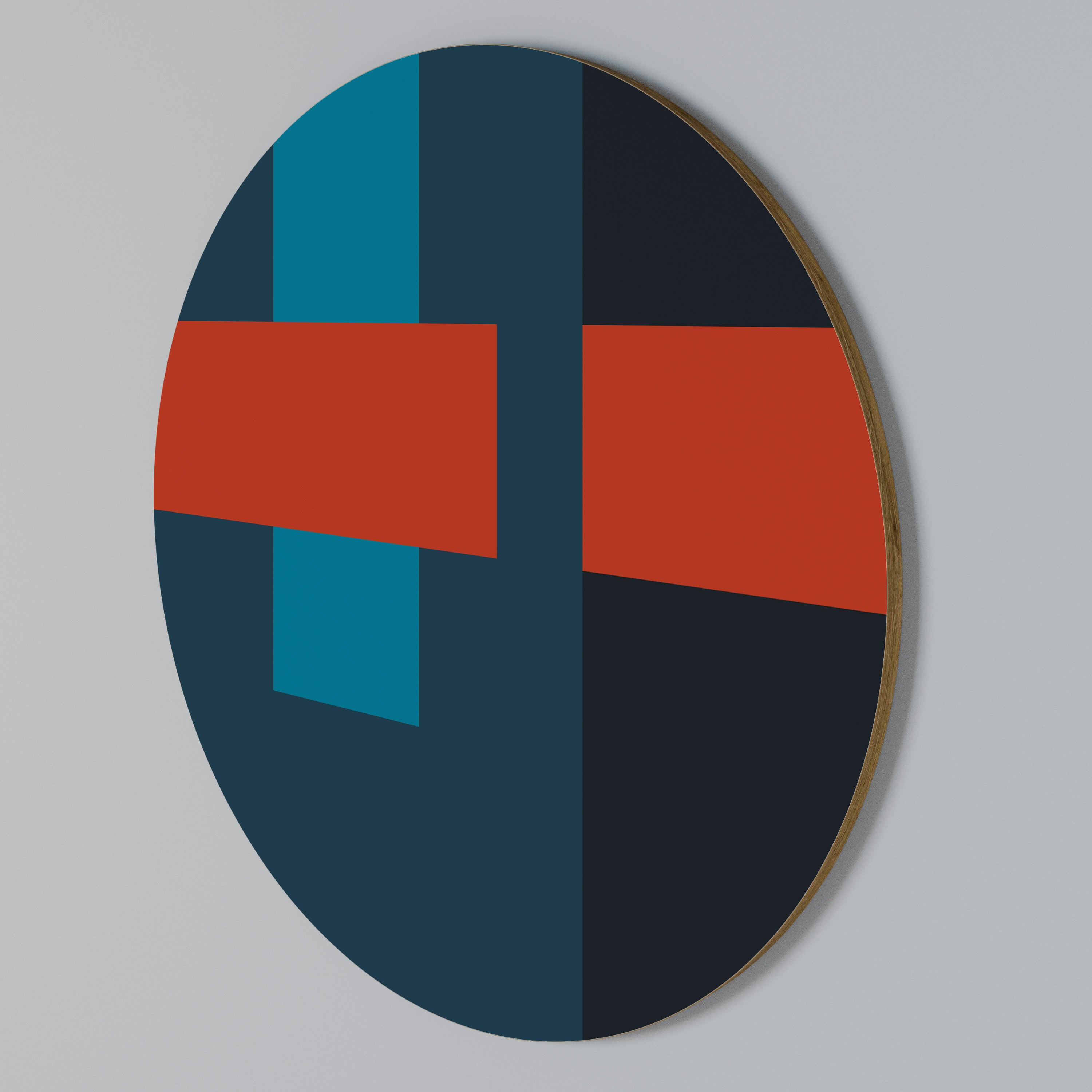 DARK MELANCHOLY Round Wall Art