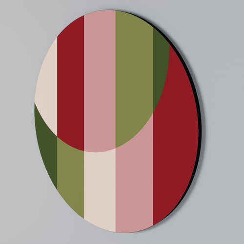 SMILING GEOMETRY Kulatá nástěnná dekorace