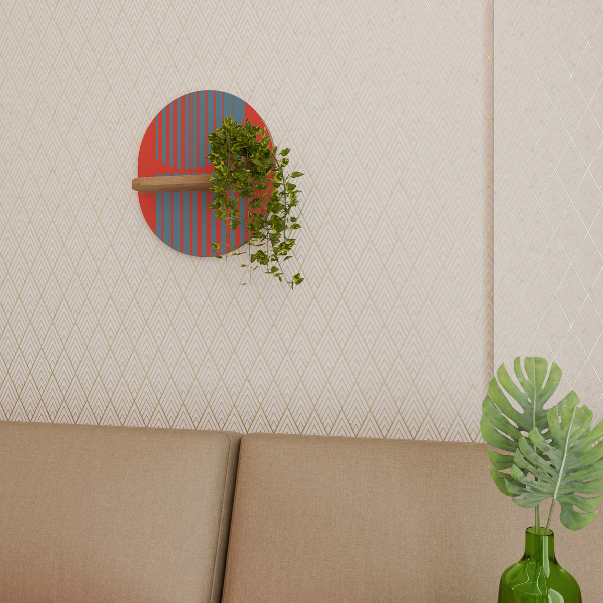 RISING GEOMETRY STARS Designová police