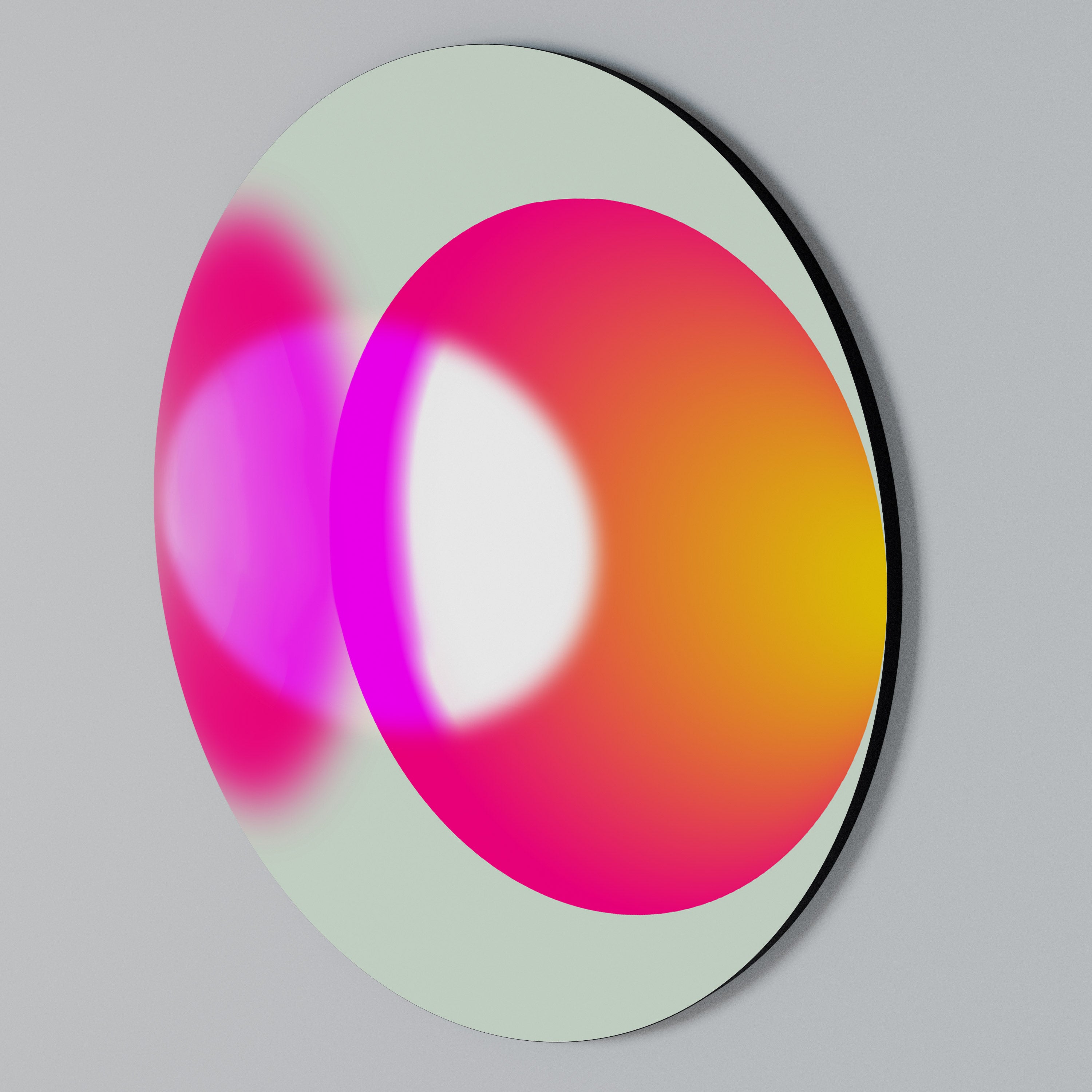 SYMPHONY OF COLORS Round Wall Art