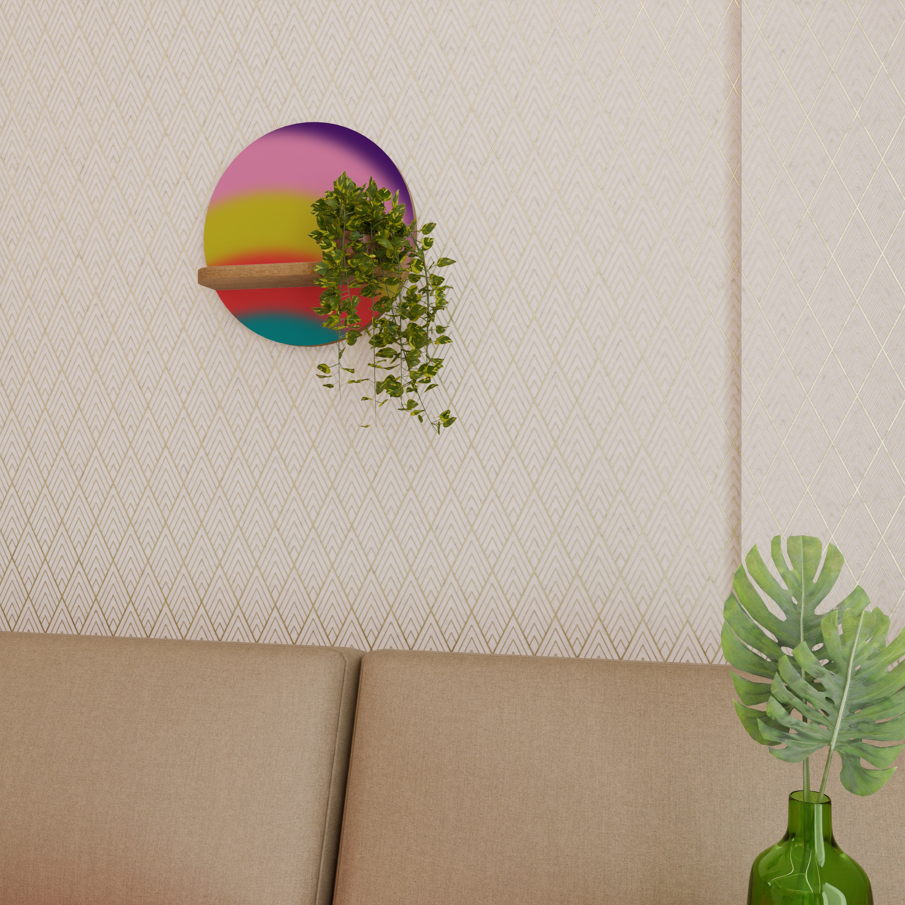 RAINBOW TIME Designová police