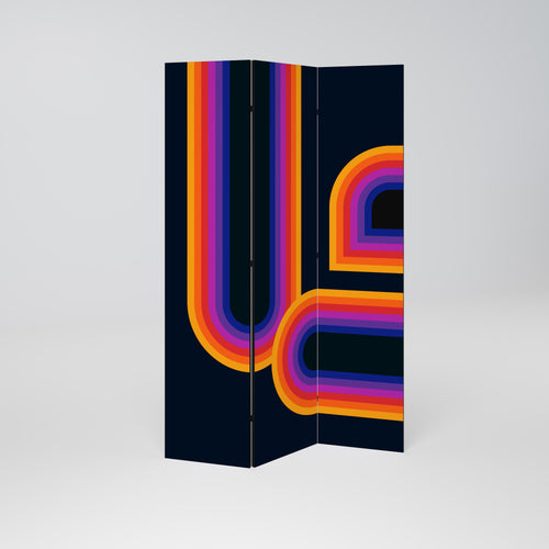 BLINDED BY THE LIGHTS 3-Panel Room Divider