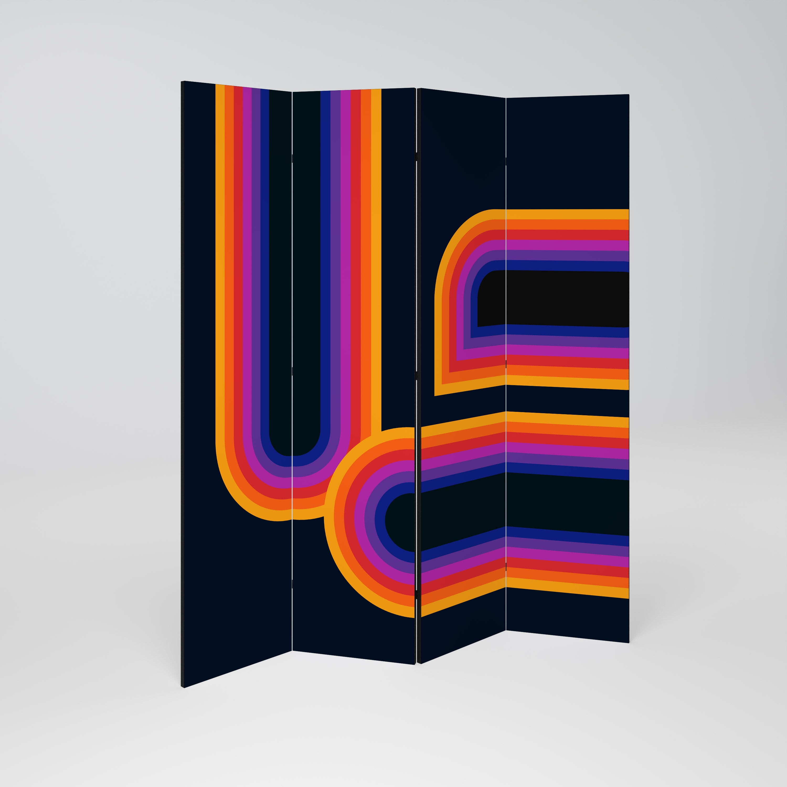 BLINDED BY THE LIGHTS 4dílný paraván