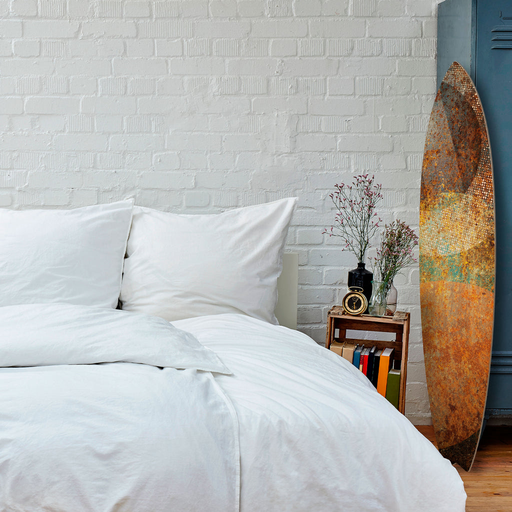 ANTIQUE AURA Dekorativní panel ve tvaru surfu